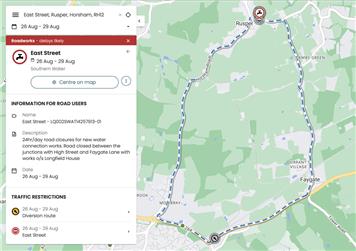 East Street Road closure